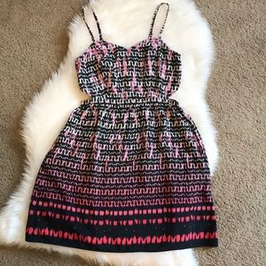 Patterned Summer Mini w/ Cutouts